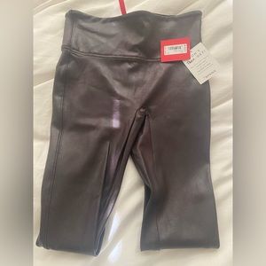 Spanx Faux Leather Leggings